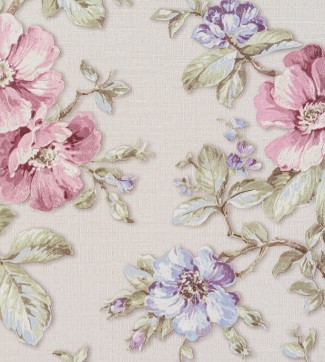 Обои бежевые с крупными цветами Артекс винил Рошель арт. 10338-02 Обои бежевые с кр