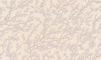 Обои бежевые с розовыми цветами вишни Артекс винил Вишня арт. 10316-02 Обои бежевые с ро