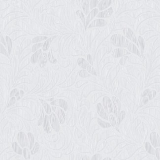 Обои виниловые белые с цветами  Антураж Leaves арт. 167154-90 Обои виниловые бе