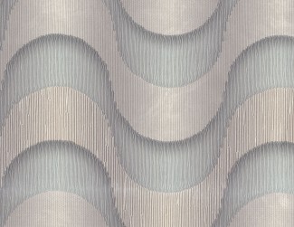 Обои голубые Евро Декор винил горячего тиснения Flow арт. 8022-03 Голубые обои с во