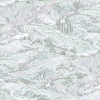 Обои горы на сером фоне Антураж винил Aspen арт. 168532-13 Обои горы на серо