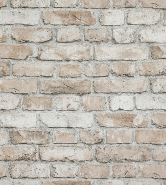 Обои бежевые рисунком под кирпич Артекс винил Кирпичи арт. 10099-02 Обои бежевые вини