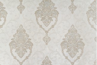 Обои бежевые флизелиновые классика Артекс Лигурия арт.10342-01 Бежевые обои на ф