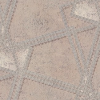 Обои геометрия на коричневом фоне Euro Decor виниловые Iron  арт.7163-02 Обои геометрия на