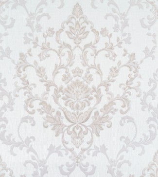 Обои бежевые флизелиновые с рисунком дамаск арт 10402-02 Обои бежевые флиз