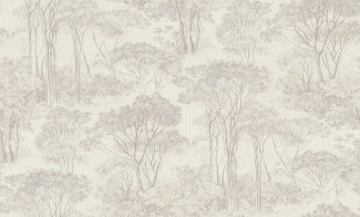 Обои бежевые с изображением леса Сполето INTERIO арт. 4144-2 Обои бежевые с из