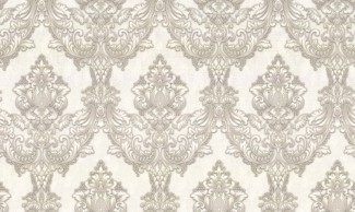 Обои бежевые виниловые Дамаск Треббьяно арт. 10332-01 Обои бежевые вини