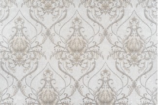 Обои серые с рисунком дамаск флизелиновые OVK Design Зодиак арт.10313-03 Обои серые с рису